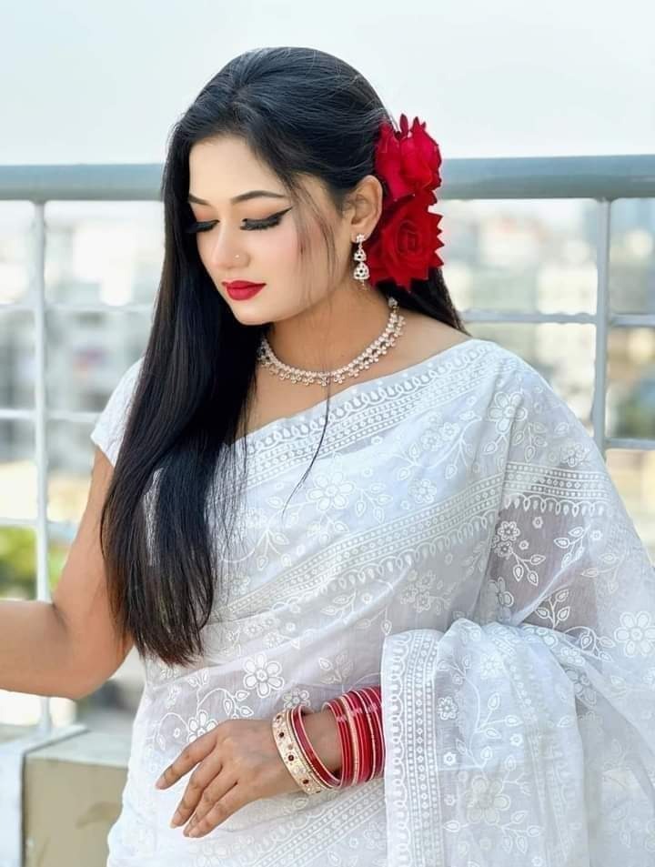 হাফ সিল্ক শাড়ি পিন্ট