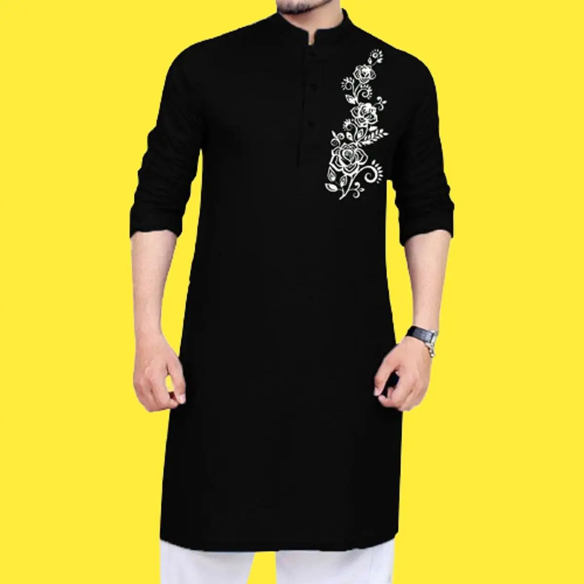 কটন সেমি ফিট পাঞ্জাবি