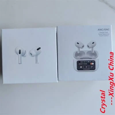 ANC Earbuds Touch Screen Display (White)