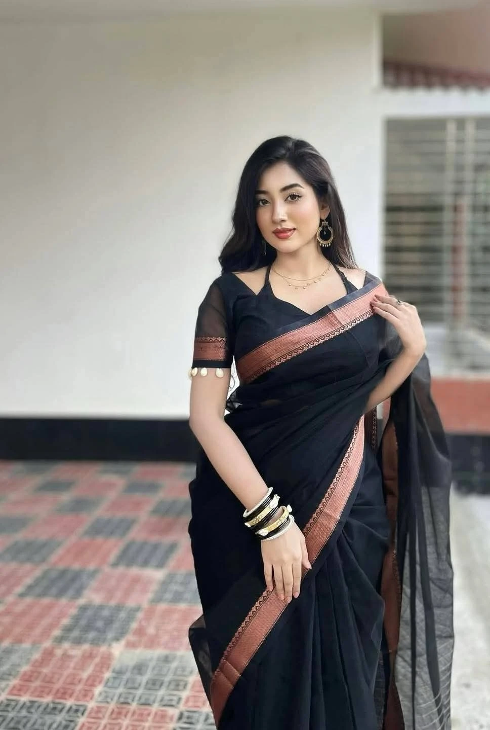 Tangail original cotton  original handmade cotton saree