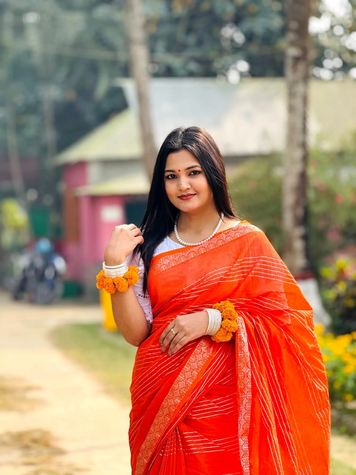 Tangail  original handmade cotton saree