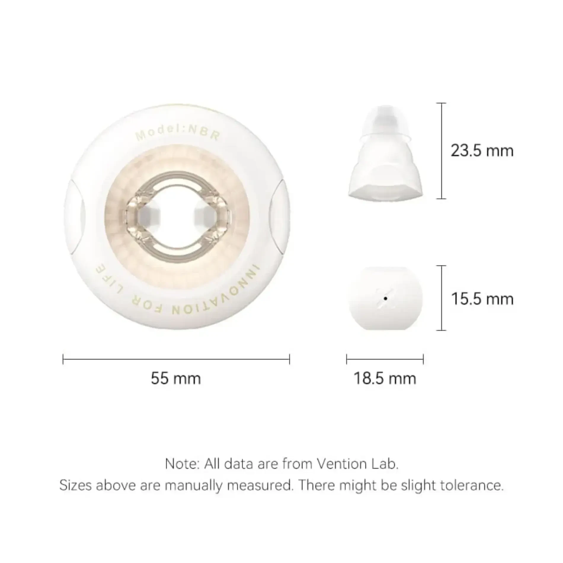 Vention NBRG0 T17 Wireless Bluetooth Earbuds – Beige