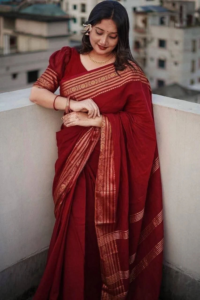Tangail original  handmade cotton saree